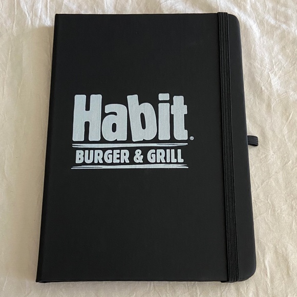 Habit Burger Bundle T-Shirt Small + Hat + Notebook + Drawstring Bag NWT ⭐️ - Picture 10 of 11
